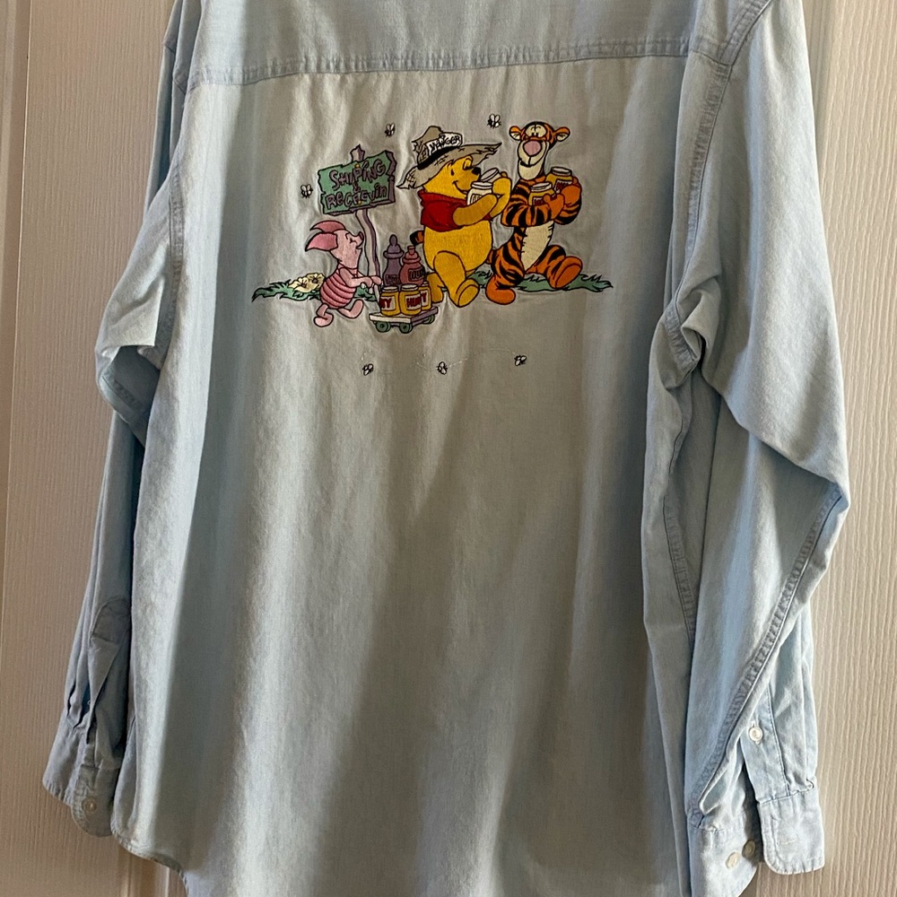 DISNEY! Winnie the Pooh and Friends Button Down